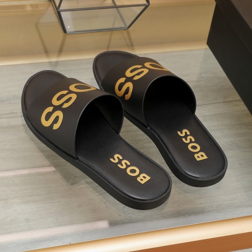 Replica Boss Slippers For Men #1225689 $64.00 USD for Wholesale