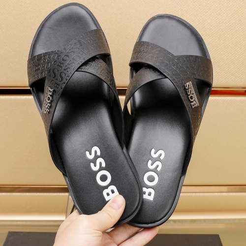 Replica Boss Slippers For Men #1225692 $64.00 USD for Wholesale