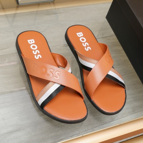 Replica Boss Slippers For Men #1225693, $64.00 USD, [ITEM#1225693], Replica Boss Slippers outlet from China