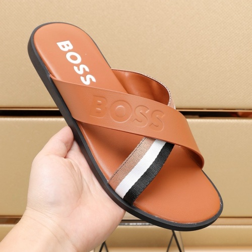 Replica Boss Slippers For Men #1225693 $64.00 USD for Wholesale