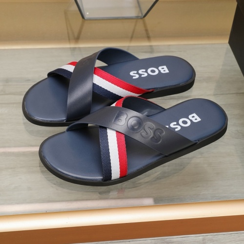 Replica Boss Slippers For Men #1225694 $64.00 USD for Wholesale