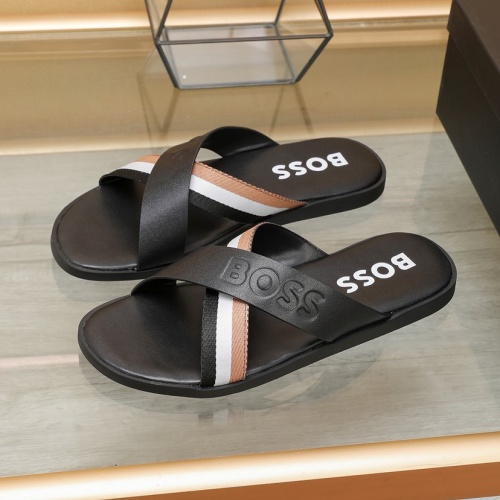 Replica Boss Slippers For Men #1225695 $64.00 USD for Wholesale