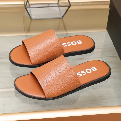 Replica Boss Slippers For Men #1225696, $64.00 USD, [ITEM#1225696], Replica Boss Slippers outlet from China