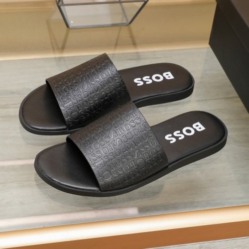 Replica Boss Slippers For Men #1225698, $64.00 USD, [ITEM#1225698], Replica Boss Slippers outlet from China