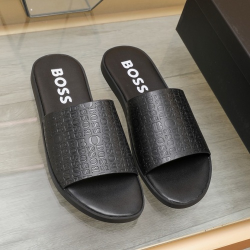 Replica Boss Slippers For Men #1225698 $64.00 USD for Wholesale