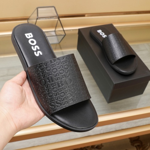 Replica Boss Slippers For Men #1225698 $64.00 USD for Wholesale