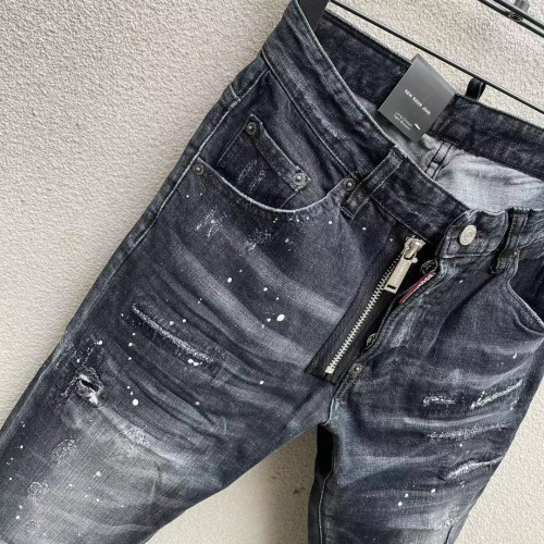 Replica Dsquared Jeans For Men #1225985 $68.00 USD for Wholesale