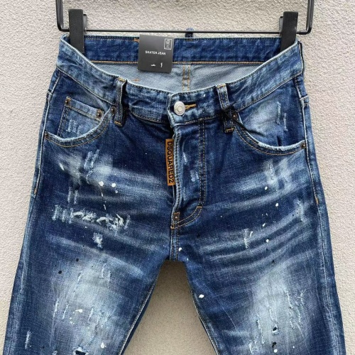 Replica Dsquared Jeans For Men #1225988 $68.00 USD for Wholesale