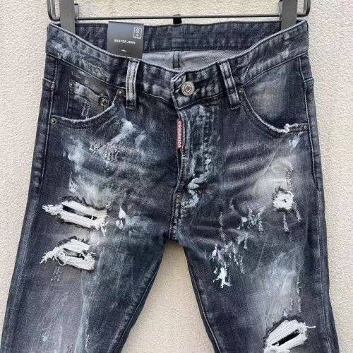 Replica Dsquared Jeans For Men #1225990 $68.00 USD for Wholesale