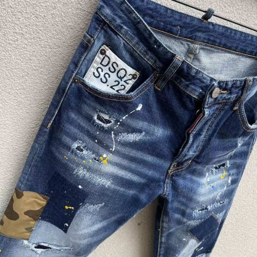 Replica Dsquared Jeans For Men #1225992 $68.00 USD for Wholesale