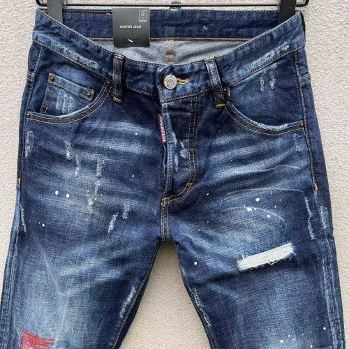 Replica Dsquared Jeans For Men #1225996 $68.00 USD for Wholesale