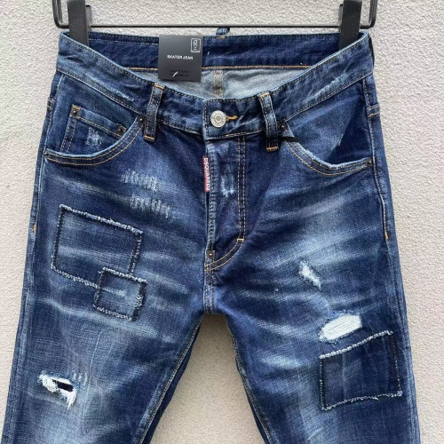 Replica Dsquared Jeans For Men #1225998 $68.00 USD for Wholesale