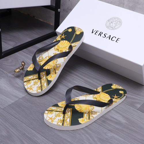 Replica Versace Slippers For Men #1226059 $42.00 USD for Wholesale