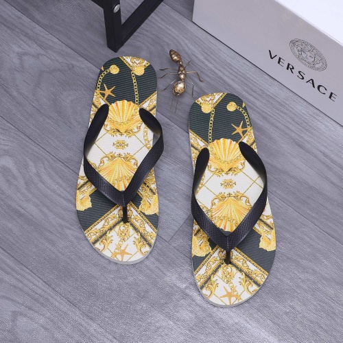 Replica Versace Slippers For Men #1226059 $42.00 USD for Wholesale