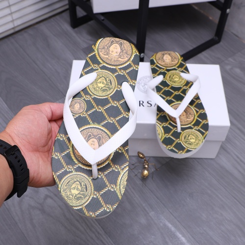 Replica Versace Slippers For Men #1226060 $42.00 USD for Wholesale