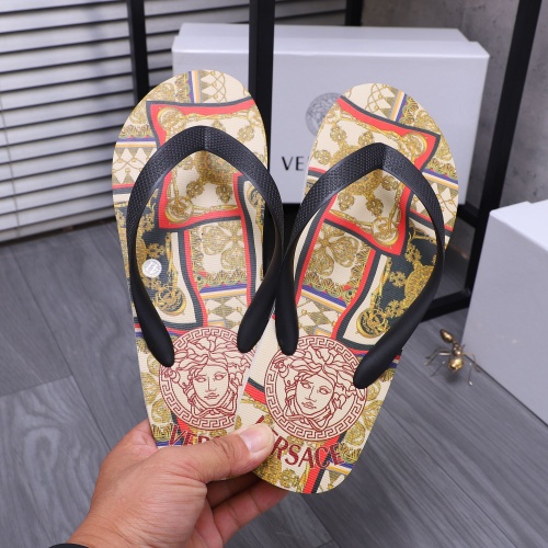 Replica Versace Slippers For Men #1226061 $42.00 USD for Wholesale