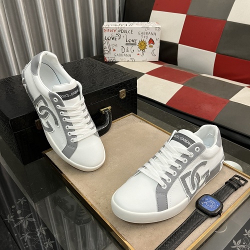 Replica Dolce & Gabbana D&G Casual Shoes For Men #1226095 $76.00 USD for Wholesale