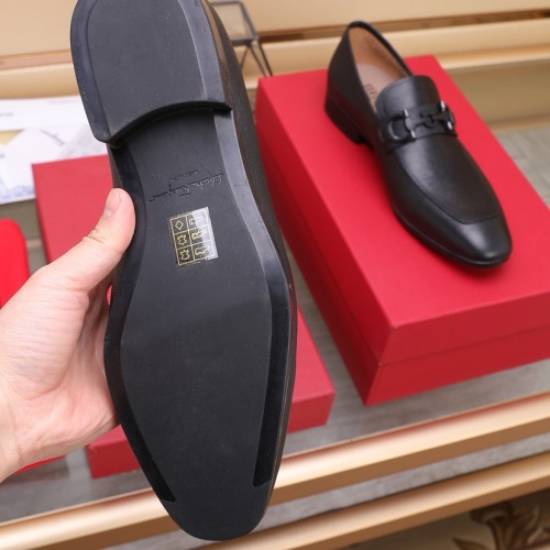 Replica Salvatore Ferragamo Leather Shoes For Men #1226118 $122.00 USD for Wholesale