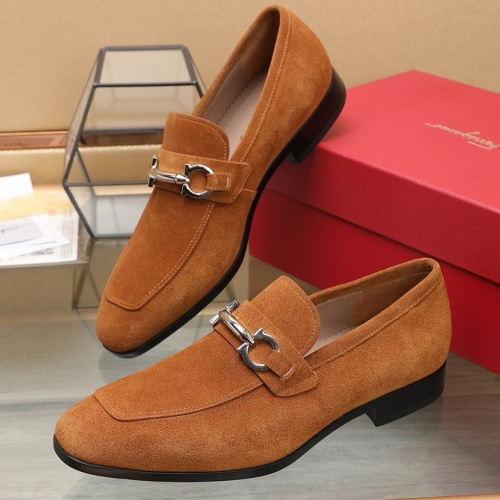 Replica Salvatore Ferragamo Leather Shoes For Men #1226121, $122.00 USD, [ITEM#1226121], Replica Salvatore Ferragamo Leather Shoes outlet from China