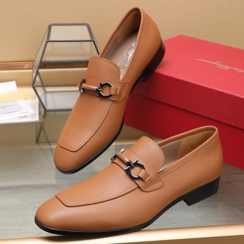 Replica Salvatore Ferragamo Leather Shoes For Men #1226123, $122.00 USD, [ITEM#1226123], Replica Salvatore Ferragamo Leather Shoes outlet from China