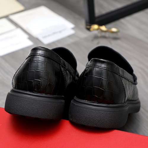 Replica Salvatore Ferragamo Leather Shoes For Men #1226272 $88.00 USD for Wholesale