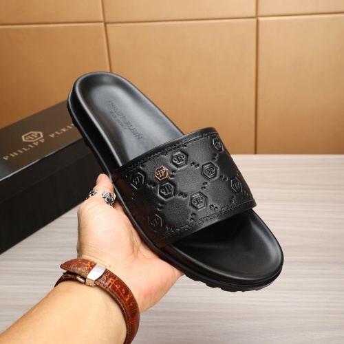 Replica Philipp Plein PP Slippers For Men #1226304 $52.00 USD for Wholesale