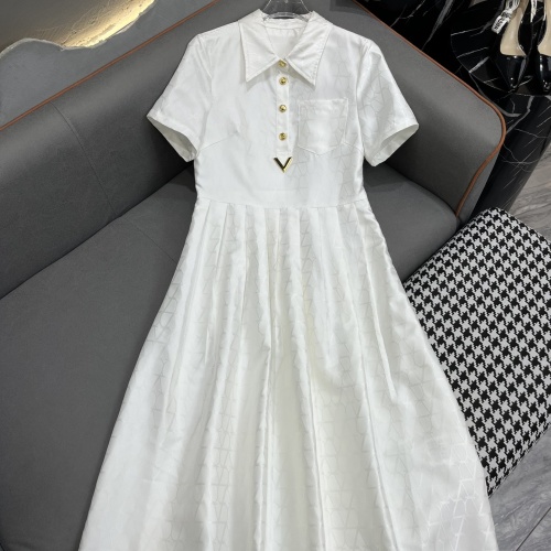 Replica Valentino Dresses Short Sleeved For Women #1226319, $100.00 USD, [ITEM#1226319], Replica Valentino Dresses outlet from China