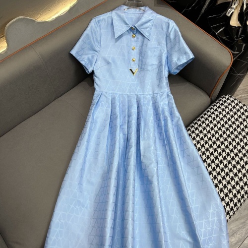 Replica Valentino Dresses Short Sleeved For Women #1226320, $100.00 USD, [ITEM#1226320], Replica Valentino Dresses outlet from China