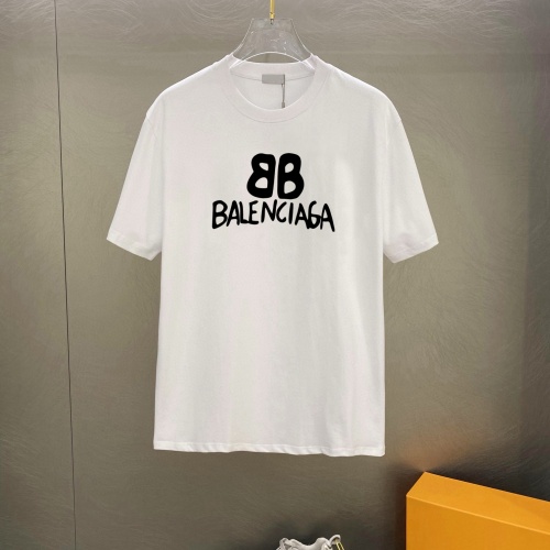 Replica Balenciaga T-Shirts Short Sleeved For Unisex #1226809, $25.00 USD, [ITEM#1226809], Replica Balenciaga T-Shirts outlet from China