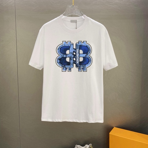 Replica Balenciaga T-Shirts Short Sleeved For Unisex #1226825, $25.00 USD, [ITEM#1226825], Replica Balenciaga T-Shirts outlet from China