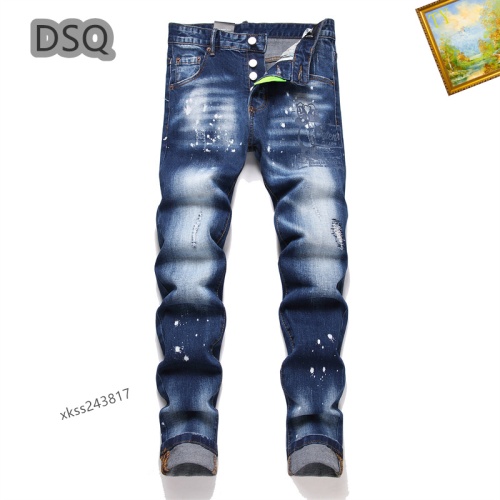 Replica Dsquared Jeans For Men #1226922 $48.00 USD for Wholesale