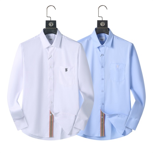 Replica Burberry Shirts Long Sleeved For Men #1226947 $40.00 USD for Wholesale