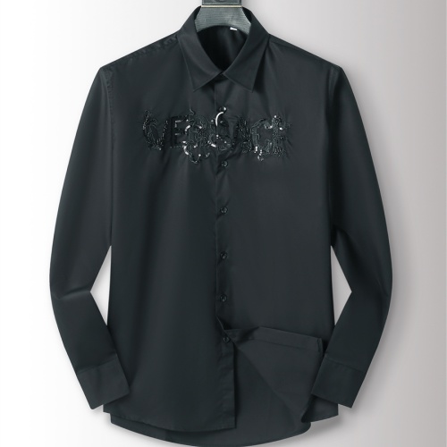 Replica Versace Shirts Long Sleeved For Men #1226954, $48.00 USD, [ITEM#1226954], Replica Versace Shirts outlet from China