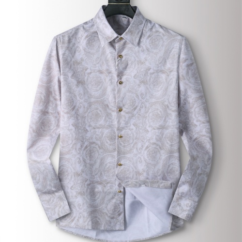 Replica Versace Shirts Long Sleeved For Men #1226957, $48.00 USD, [ITEM#1226957], Replica Versace Shirts outlet from China