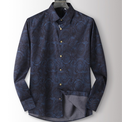 Replica Versace Shirts Long Sleeved For Men #1226958, $48.00 USD, [ITEM#1226958], Replica Versace Shirts outlet from China