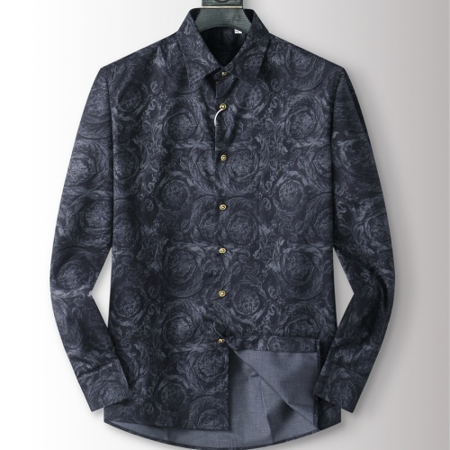 Replica Versace Shirts Long Sleeved For Men #1226959, $48.00 USD, [ITEM#1226959], Replica Versace Shirts outlet from China