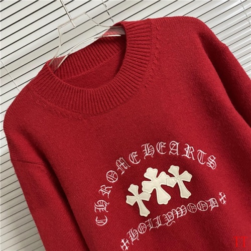 Replica Chrome Hearts Sweater Long Sleeved For Unisex #1227328 $56.00 USD for Wholesale