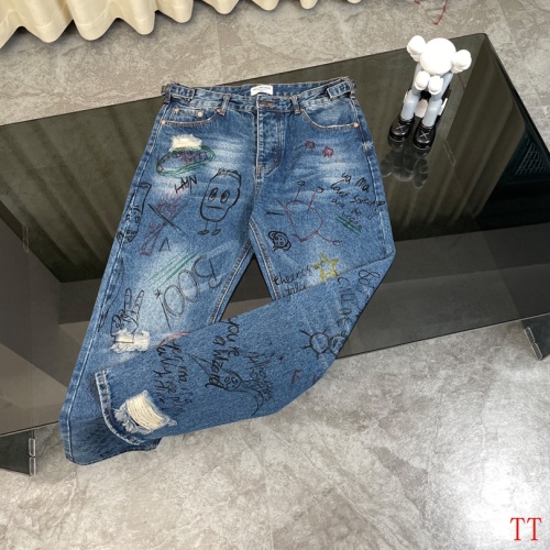 Replica Balenciaga Jeans For Unisex #1227378 $72.00 USD for Wholesale