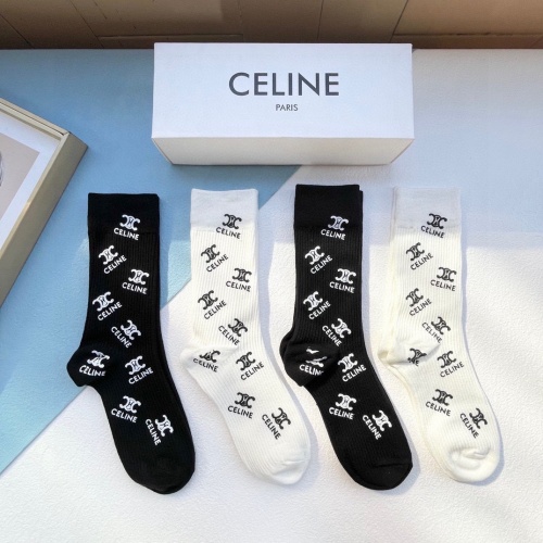 Replica Celine Socks #1227684 $34.00 USD for Wholesale