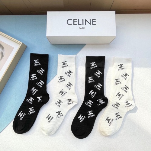 Replica Celine Socks #1227684 $34.00 USD for Wholesale