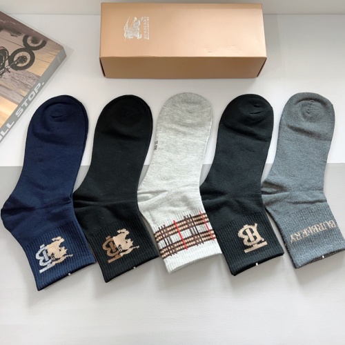 Replica Burberry Socks For Men #1227738 $27.00 USD for Wholesale