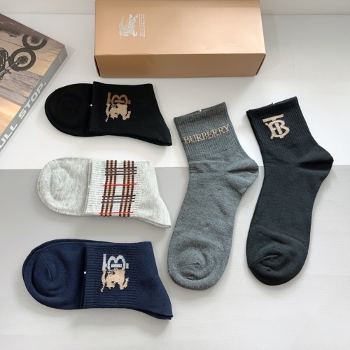 Replica Burberry Socks For Men #1227738 $27.00 USD for Wholesale