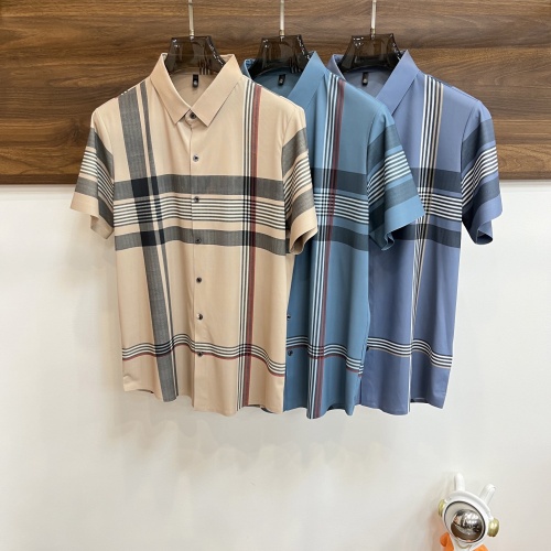 Replica Burberry Shirts Short Sleeved For Men #1228203 $64.00 USD for Wholesale