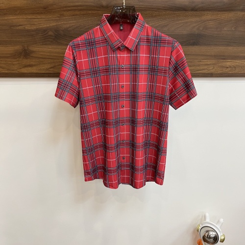 Replica Burberry Shirts Short Sleeved For Men #1228205, $64.00 USD, [ITEM#1228205], Replica Burberry Shirts outlet from China