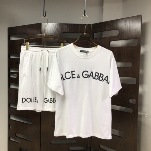 Replica Dolce & Gabbana D&G Tracksuits Short Sleeved For Men #1228250 $60.00 USD for Wholesale