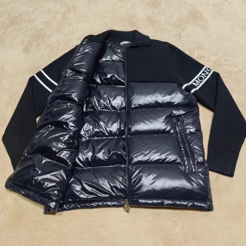 Replica Moncler Down Feather Coat Long Sleeved For Men #1228297 $160.00 USD for Wholesale