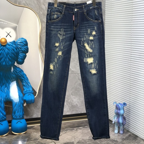 Replica Dsquared Jeans For Men #1228391 $82.00 USD for Wholesale