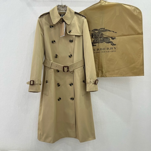 Replica Burberry Trench Coat Long Sleeved For Women #1228485, $172.00 USD, [ITEM#1228485], Replica Burberry Trench Coat outlet from China