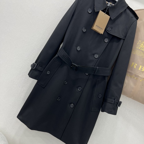 Replica Burberry Trench Coat Long Sleeved For Women #1228487 $172.00 USD for Wholesale