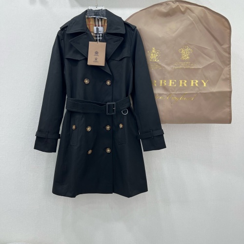 Replica Burberry Trench Coat Long Sleeved For Women #1228489, $170.00 USD, [ITEM#1228489], Replica Burberry Trench Coat outlet from China